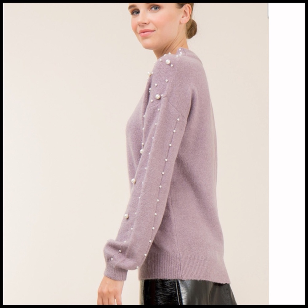 Pearl Embellished Sweater - Picture 5 of 6
